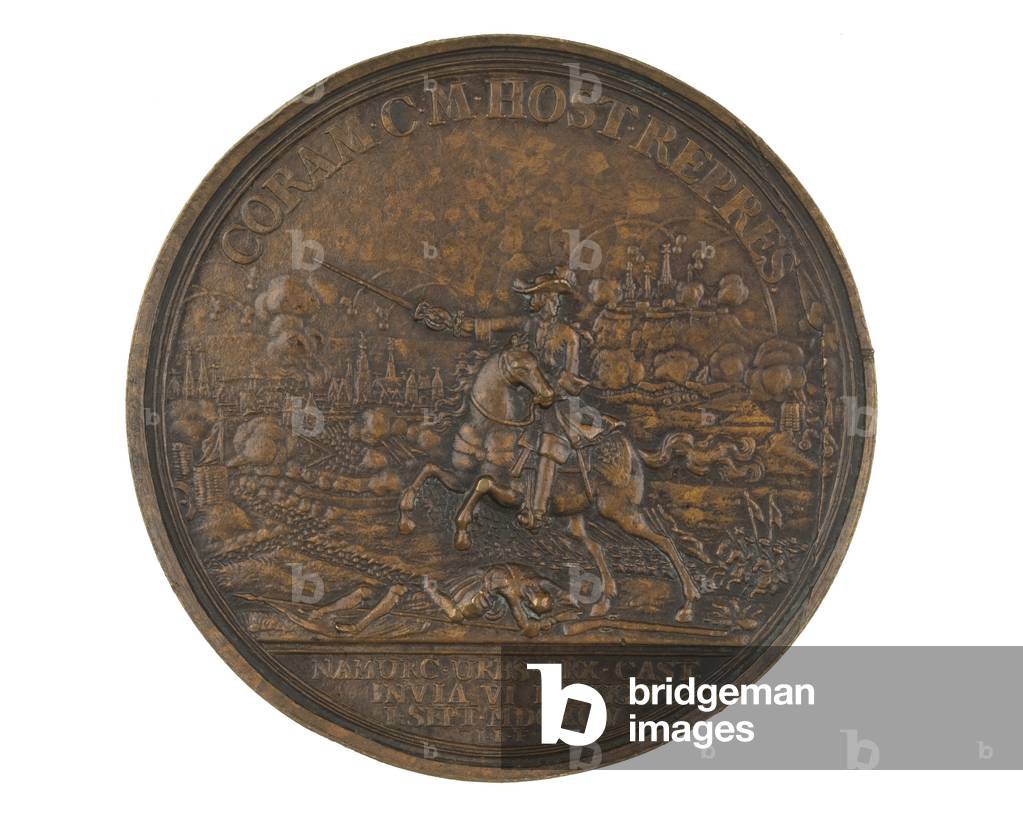 Bronze medal commemorating the Siege of Namur, 1695 (Medal commemorating the Siege of Namur 1695)