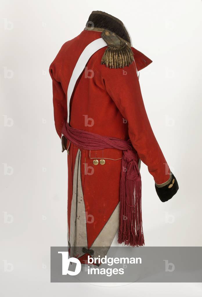 Coatee worn by Captain W Barlow, Writtle Loyal Volunteers, 1812 (coatee)