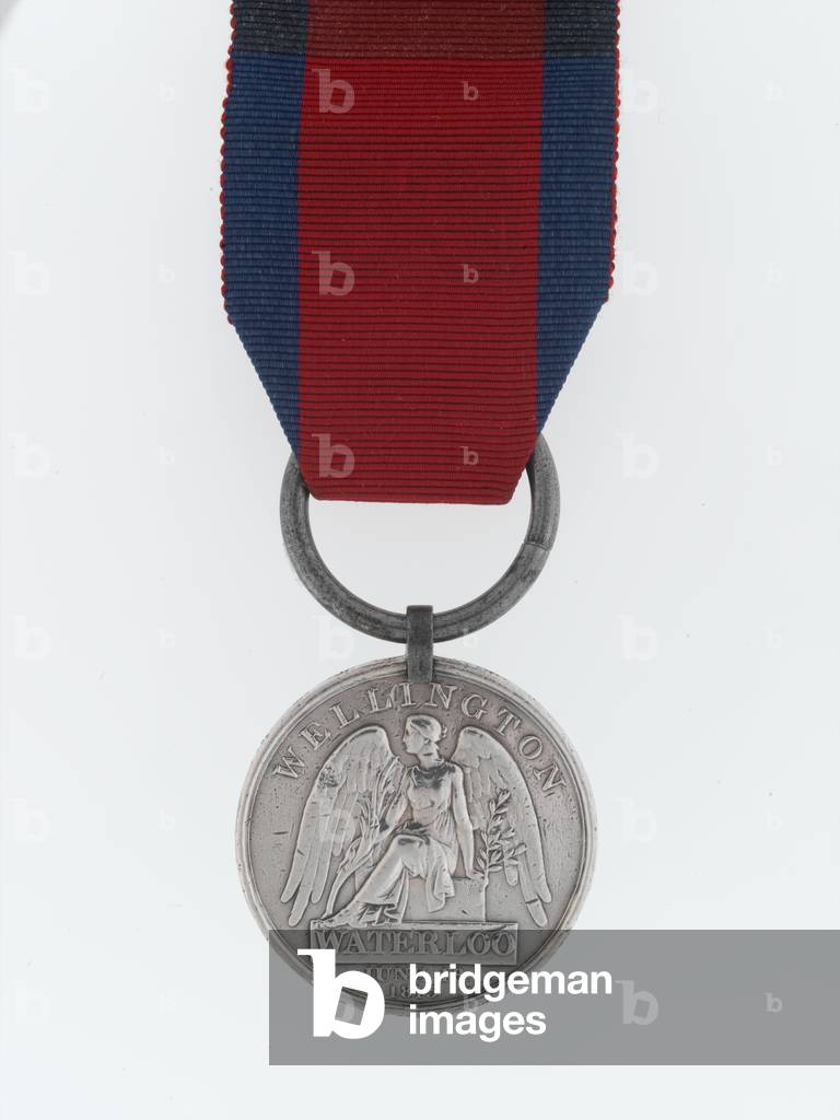 Waterloo Medal 1815, Private John Dent, 42nd (Royal Highland) Regiment (metal)