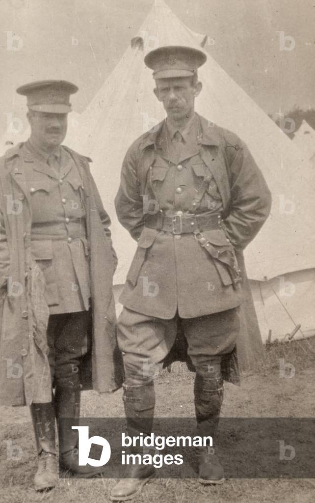 Lieutenant-Colonel Henry Jourdain, 5th Battalion The Connaught Rangers, 1915 (b/w photo)