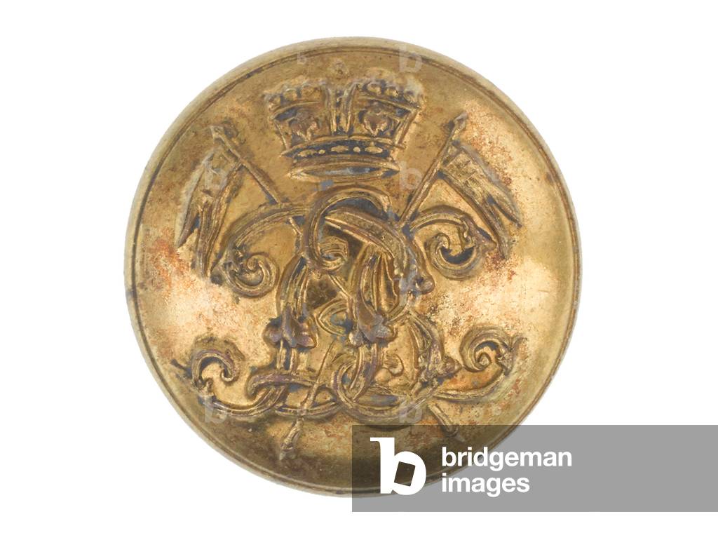Button, 9th Regiment of Bengal Lancers, pre-1901 (gilt)