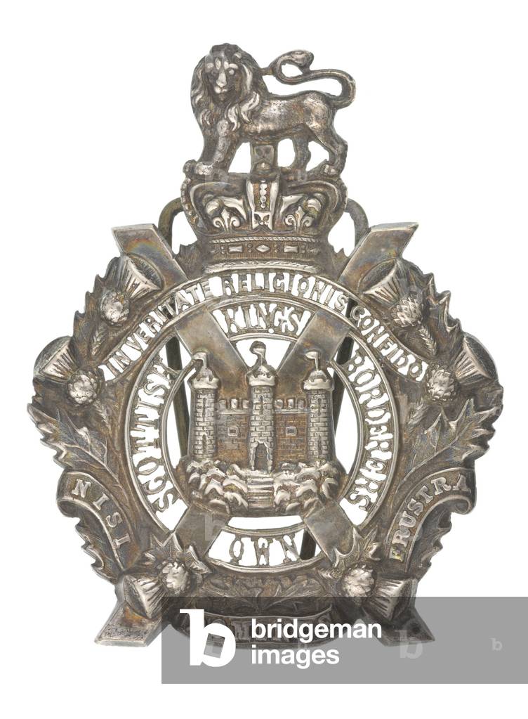 Glengarry badge, c.1887-1902 (white metal)