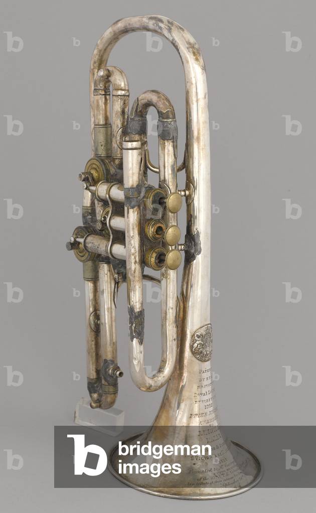 Presentation cornet, 15th Yorkshire (North Riding) Rifle Volunteers Band, 1863 (cornet)
