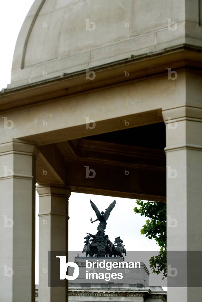 Memorial Gates, Constitution Hill, 2008 (b/w photo)