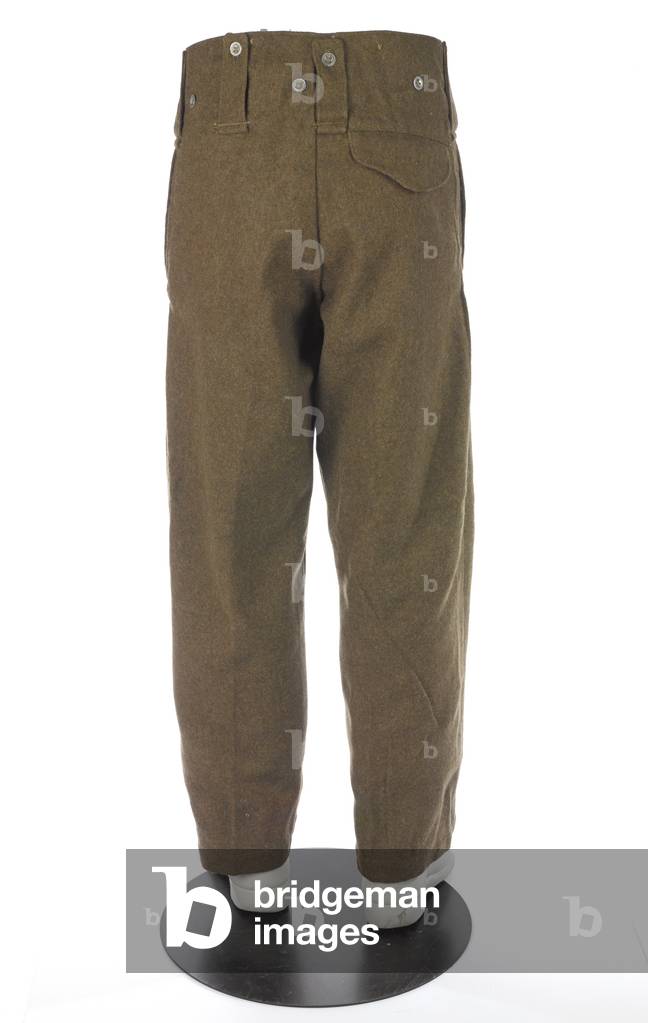 Battledress trousers, 1941 circa (fabric)