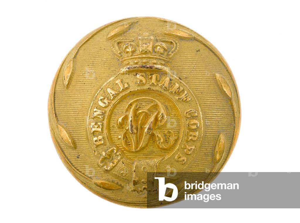 Button, Bengal Staff Corps, 1861-1876 (gilt)