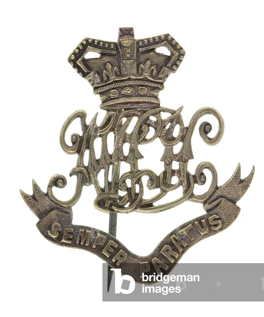 Pugri badge, Assam Valley Light Horse, 1896-1947 (brass)