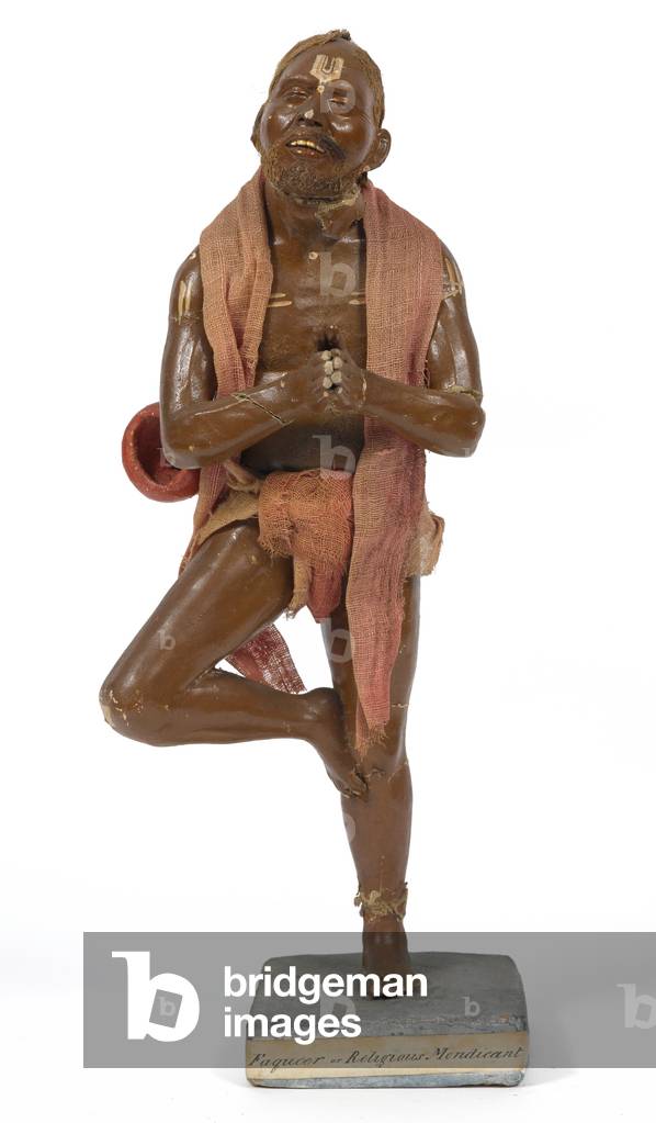 Faqueer or Religious Mendicant, terracotta figurine, India, c.1880 (statuette)