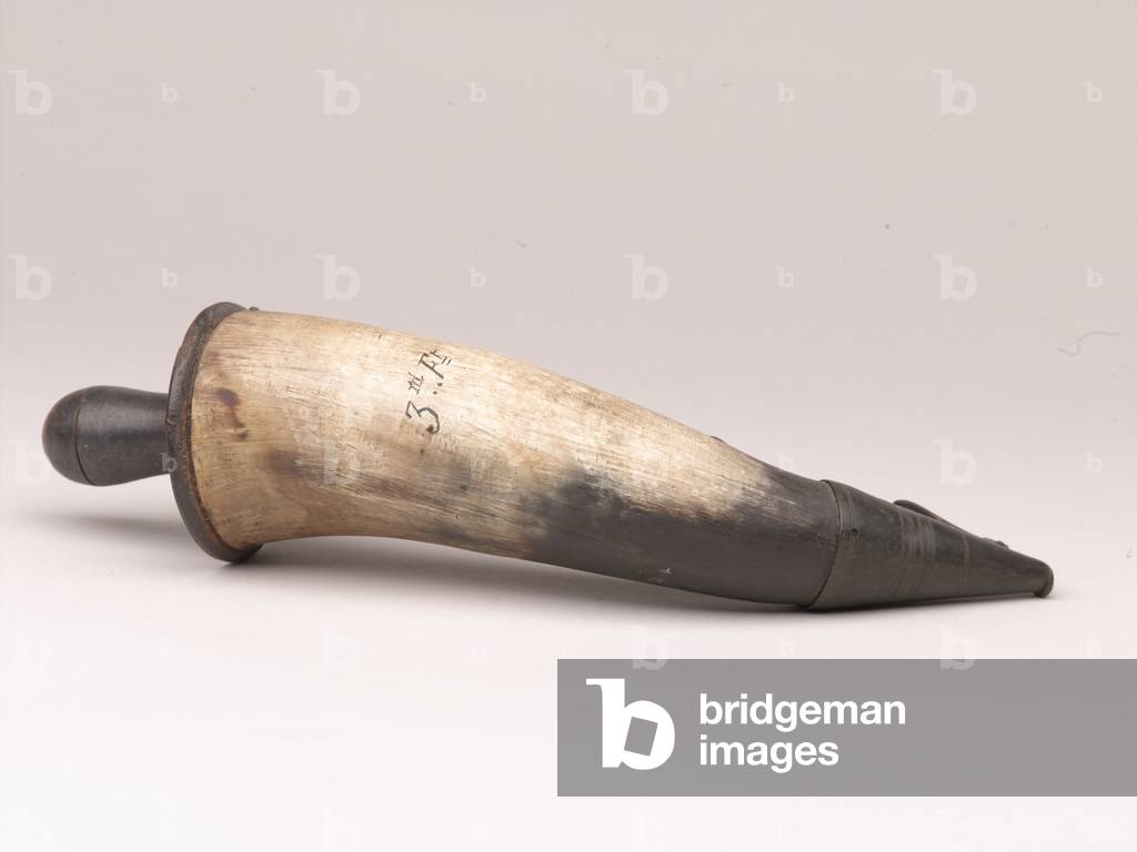Powder horn, 1775 circa (horn)