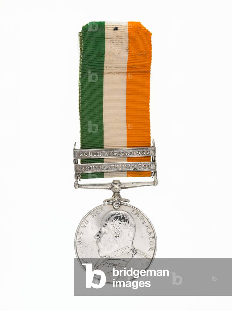 Kings South Africa Medal 1901-02, with 2 clasps awarded to Jimson the mule, 1895-1902 (metal)