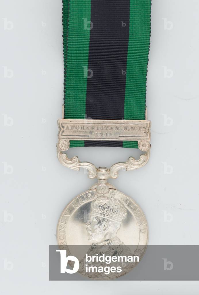 India General Service Medal 1908-35, with clasp: Afghanistan NWF 1919, awarded to Major H W Fleming, 1st Kings Dragoon Guards (metal)