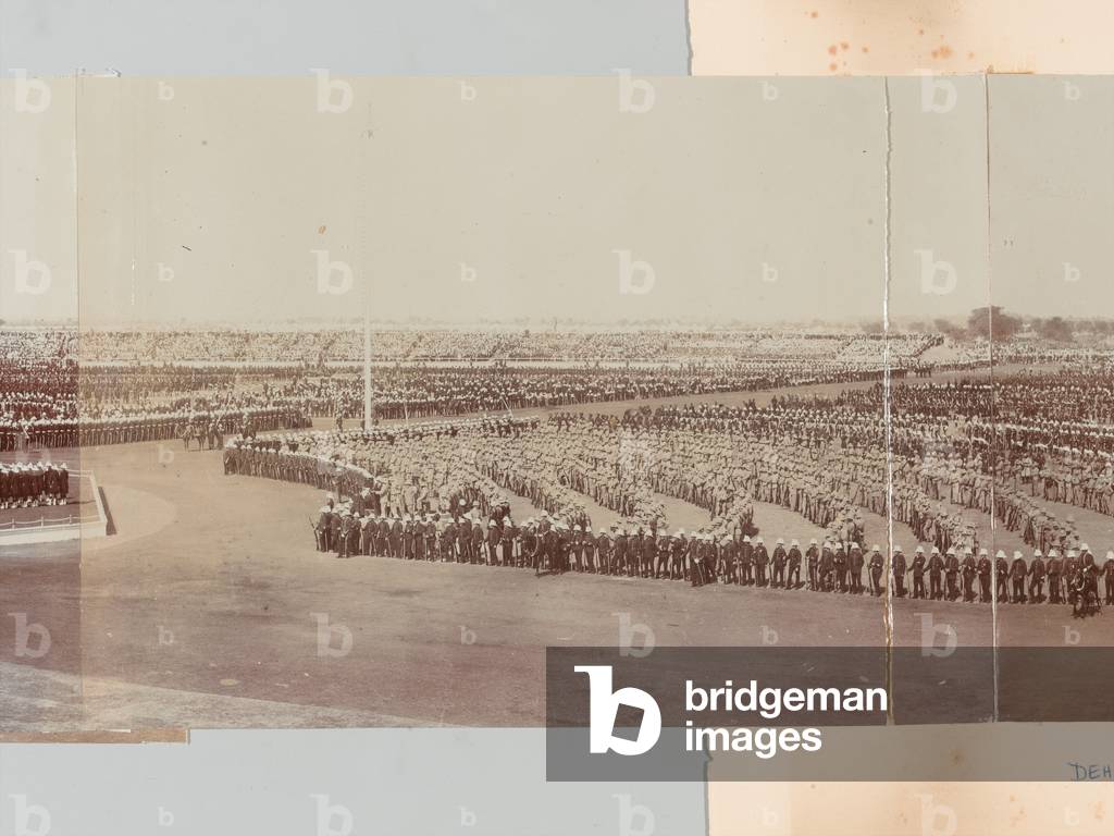 The Delhi Durbar, 1911 (b/w photo)
