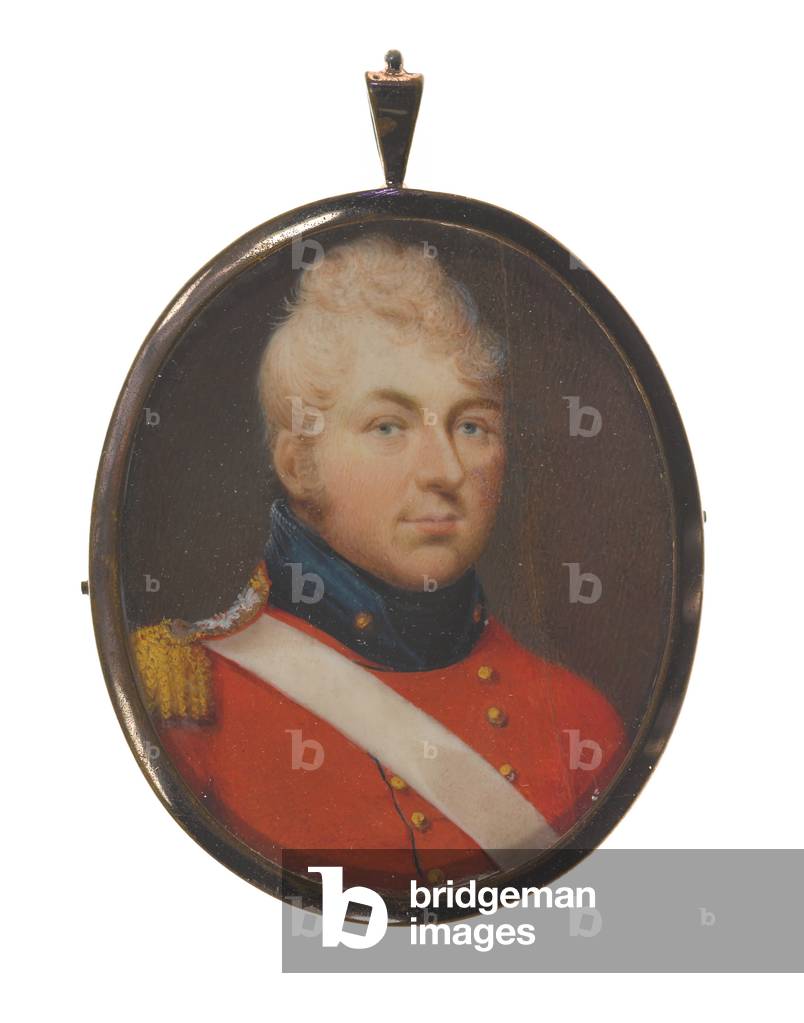 Infantry officer thought to be Lord John Douglas Campbell, 7th Duke of Argyle (1777-1847), 1806 circa (miniature on ivory)