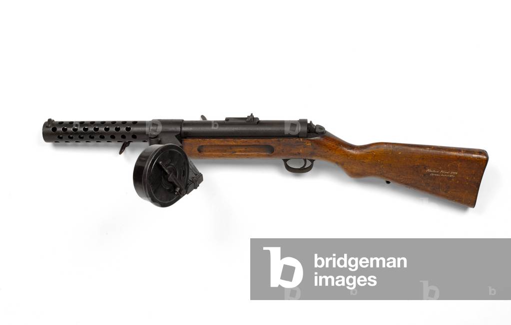 Bergmann 9 mm MP18-1 submachine gun, 1918 (sub machine gun, Bergmann, 9 mm MP18-1)