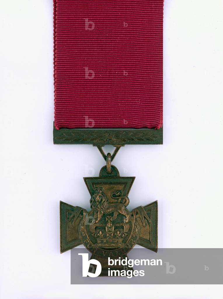 VC awarded to Captain Hugh Shaw, 18th (Royal Irish) Regiment of Foot, for his actions at Nukumaru, New Zealand, 1865
 (metal)