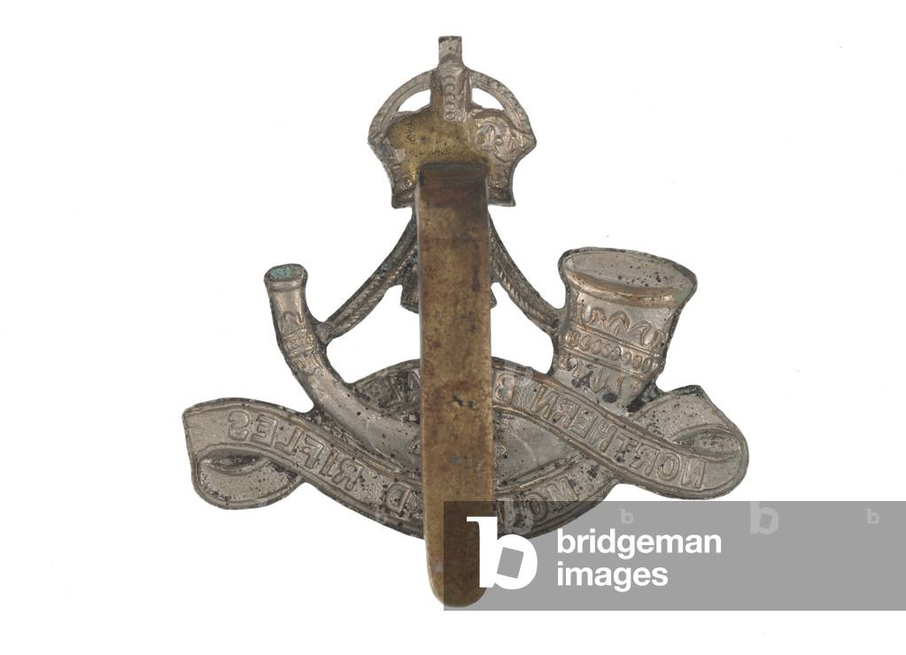 Cap badge, Northern Bengal Mounted Rifles, 1901-1935 (metal)