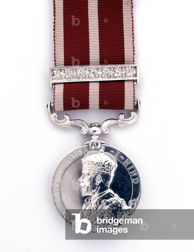 Indian Army Meritorious Service Medal 1914-18, Colour Havildar Kassim Khan, 3rd Battalion, 151st Punjabi Rifles (metal)