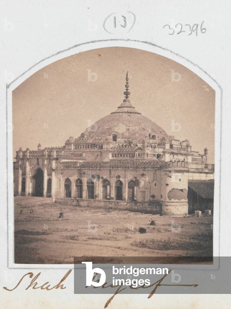 Shah Nujeef, Lucknow,  1858 circa (b/w photo)