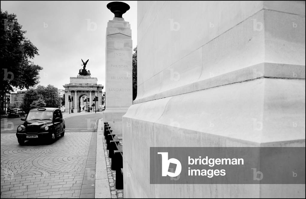 Memorial Gates, Constitution Hill, 2008 (b/w photo)