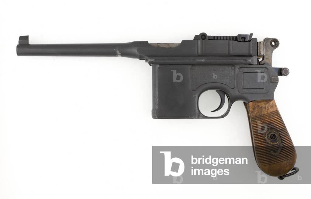 Mauser C96 9 mm self-loading pistol, Export model converted to 9 mm Parabellum (pistol, self-loading, Mauser, 9 mm C96 conversion)