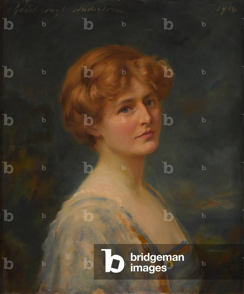 Dame Florence Simpson DBE, 1914 (oil on canvas)