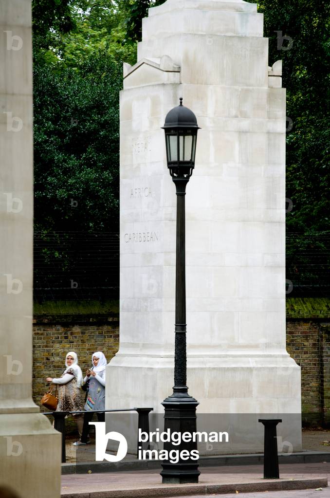 Memorial Gates, Constitution Hill, 2008 (b/w photo)