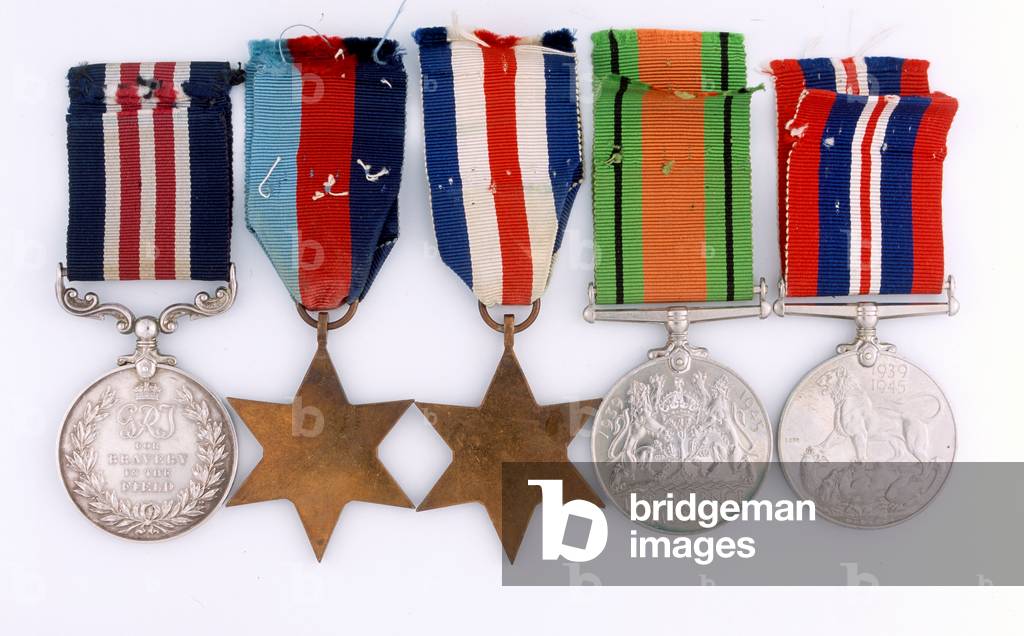 Military Medal, Corporal William Harewell, 8th Battalion, The Middlesex Regiment (Duke of Cambridges Own), 1944 (metal)