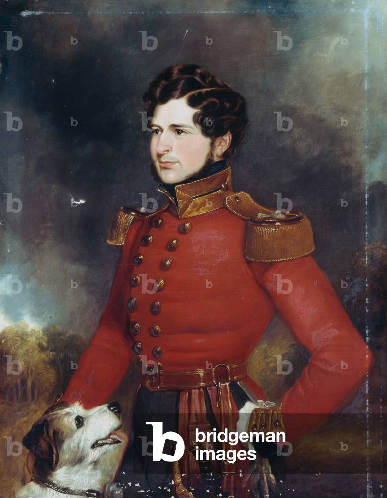 Lieutenant Edward Hope Smith Bowdich (1822-82) c.1840 (oil on canvas)