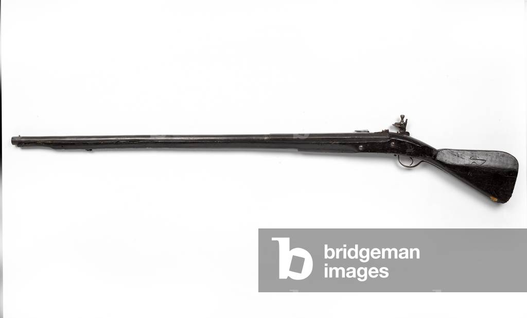 Flintlock English lock musket, c.1660 (musket, flintlock, doglock, 9 bore)