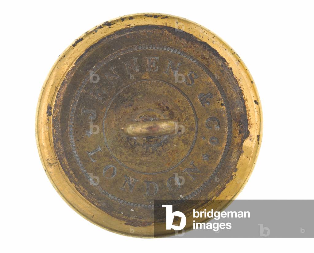 Button, officer, 5th Bengal European Regiment, 1858-1860 (brass)