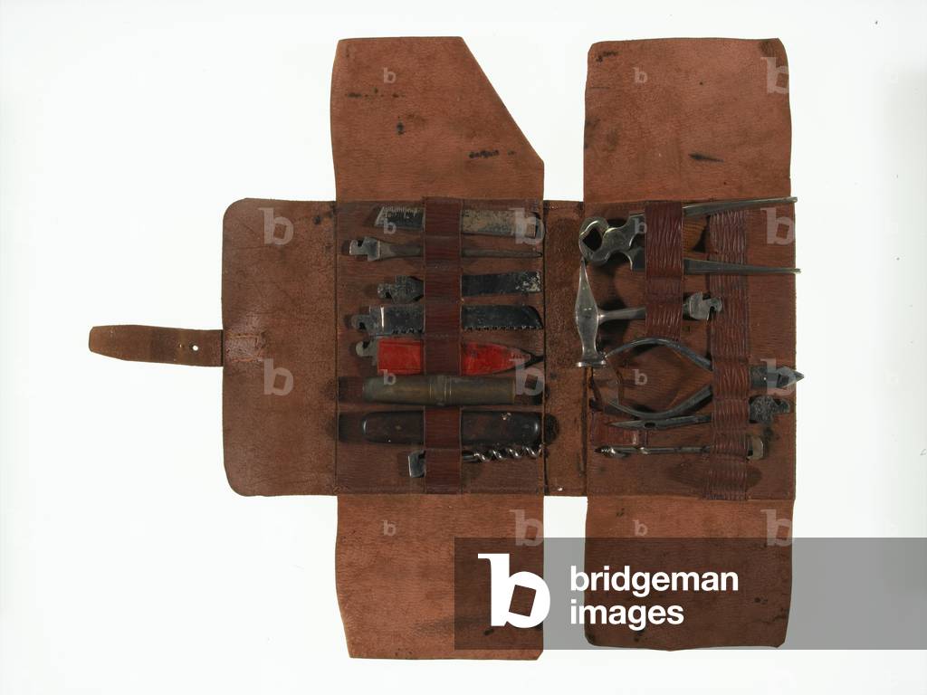 Portable medical kit carried by Captain H Whyte, Medical Officer, 18th Battalion Imperial Yeomanry, 1900 circa