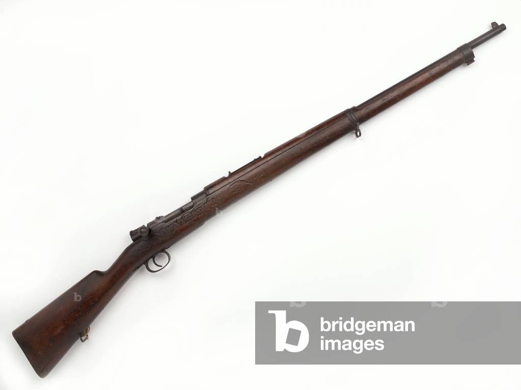 German mauser carbine rifle, 7 mm, 1895 model (rifle, Mauser, German, 7 mm)