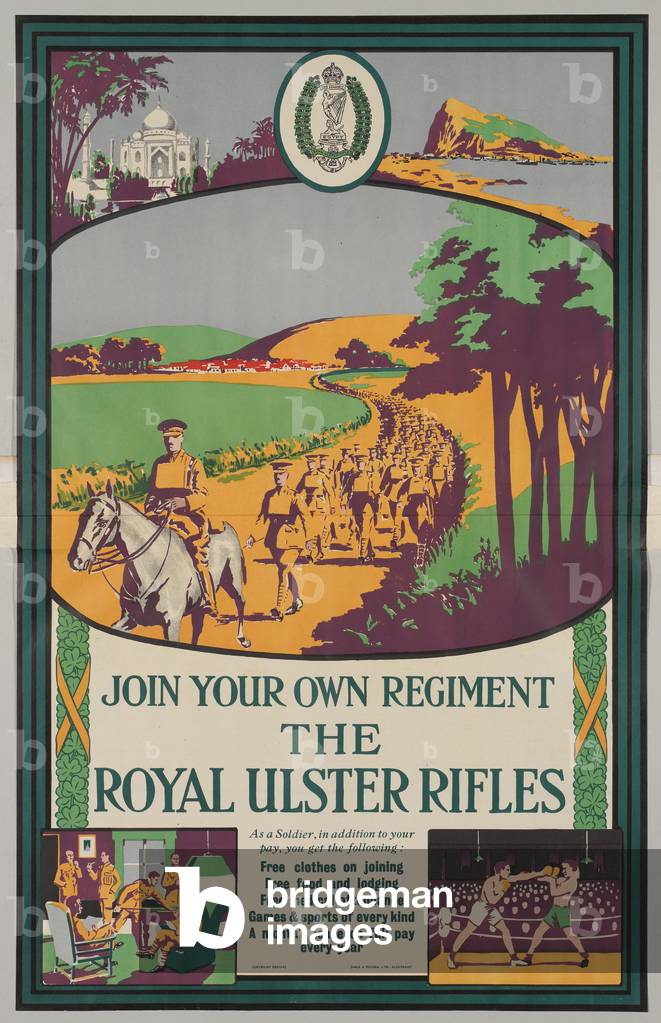 Royal Ulster Rifles, c.1922 (colour litho)
