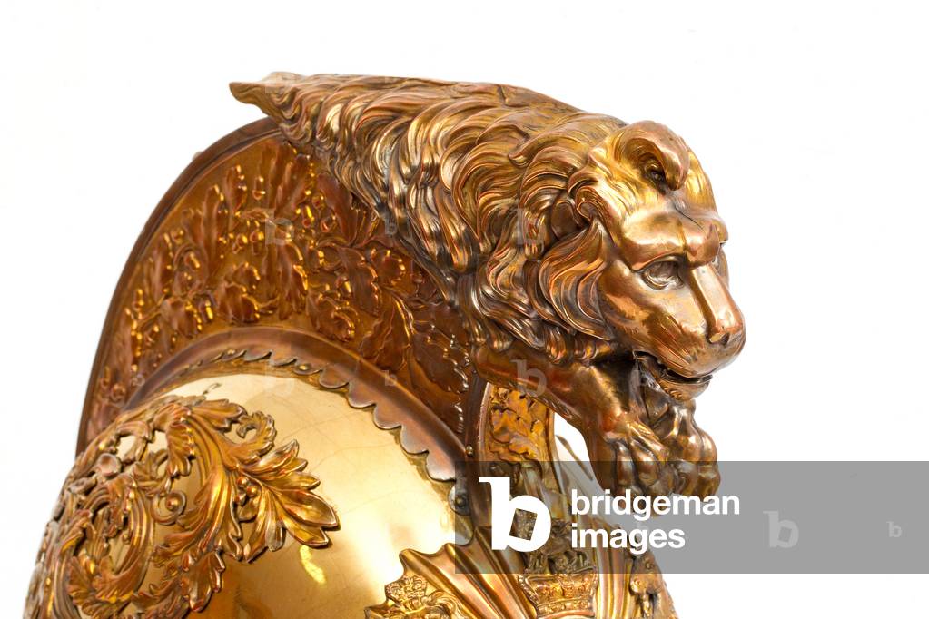 Officers metal helmet, 6th (Inniskilling) Dragoons, c.1840 (helmet, metal)