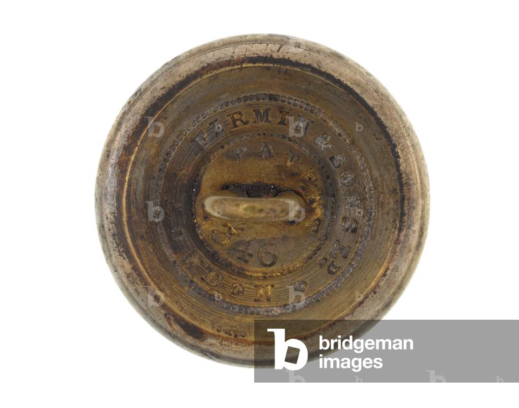 Button, Calcutta Volunteer Rifles, pre-1901 (silver)