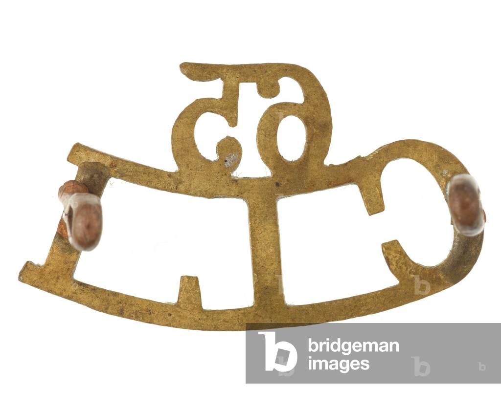 Shoulder title, 65th Carnatic Light Infantry, 1903-1904 (shoulder title)