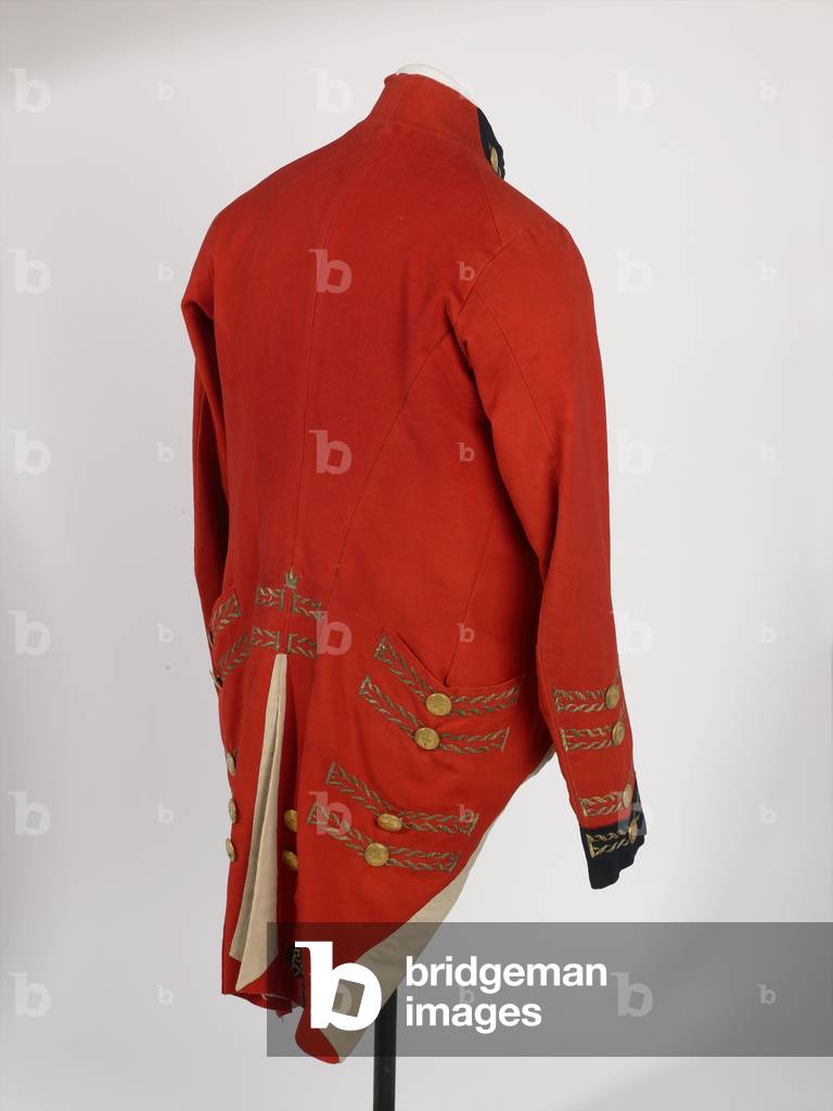 Major generals full dress coatee, Army Staff, 1799 circa (fabric)