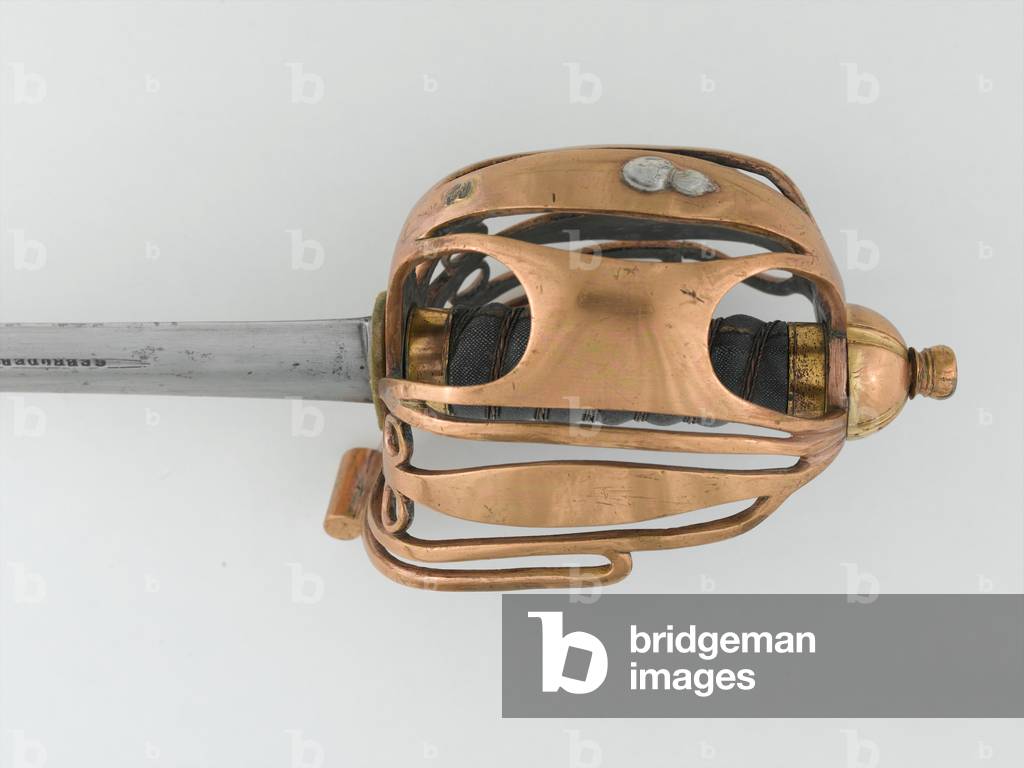 Basket hilted broadsword, Captain Colin Campbell Mackay of Bighouse, 1805 circa (metal)