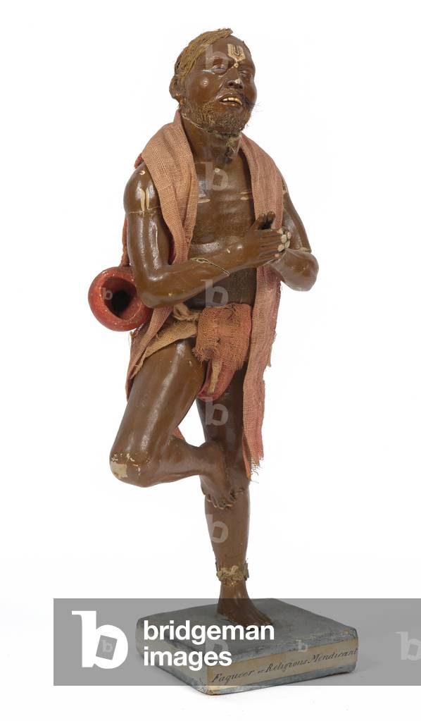 Faqueer or Religious Mendicant, terracotta figurine, India, c.1880 (statuette)
