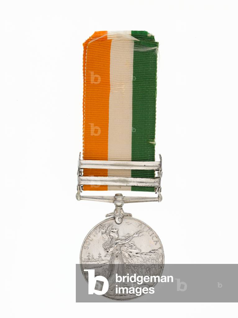 Kings South Africa Medal 1901-02, with 2 clasps awarded to Jimson the mule, 1895-1902 (metal)