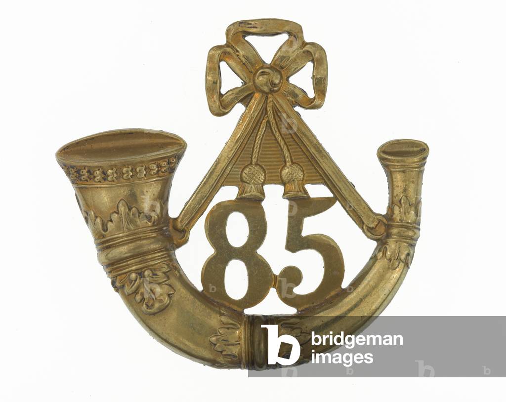 Glengarry badge, c.1874-81 (brass)