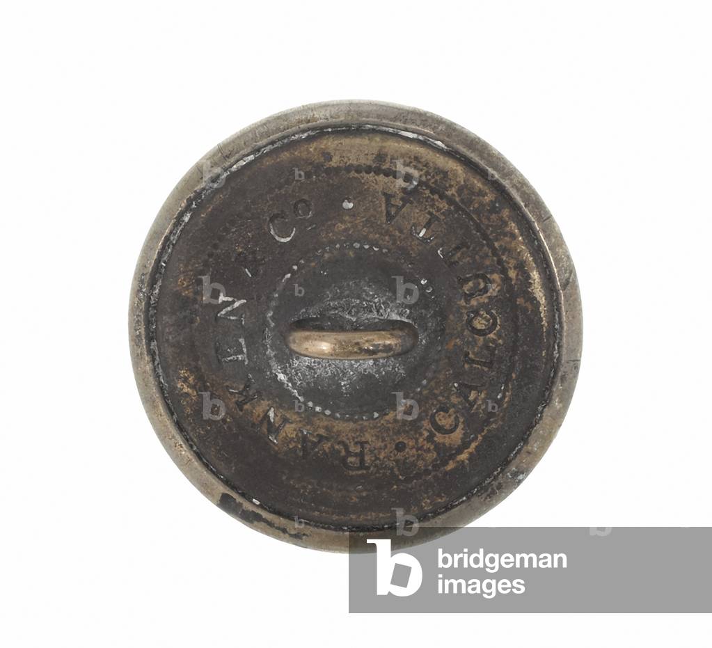 Button, Calcutta Volunteer Lancers, 1872-1881 (metal)