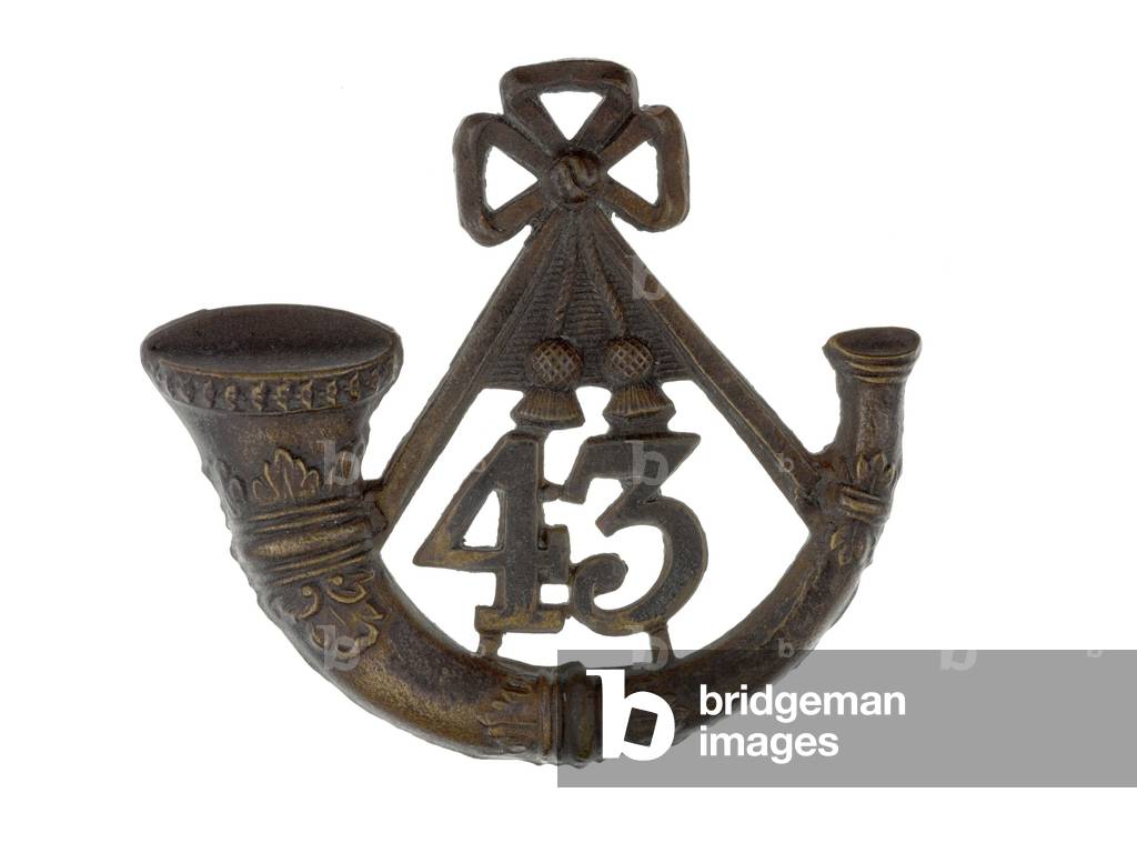 Glengarry badge, c.1873-81 (metal)