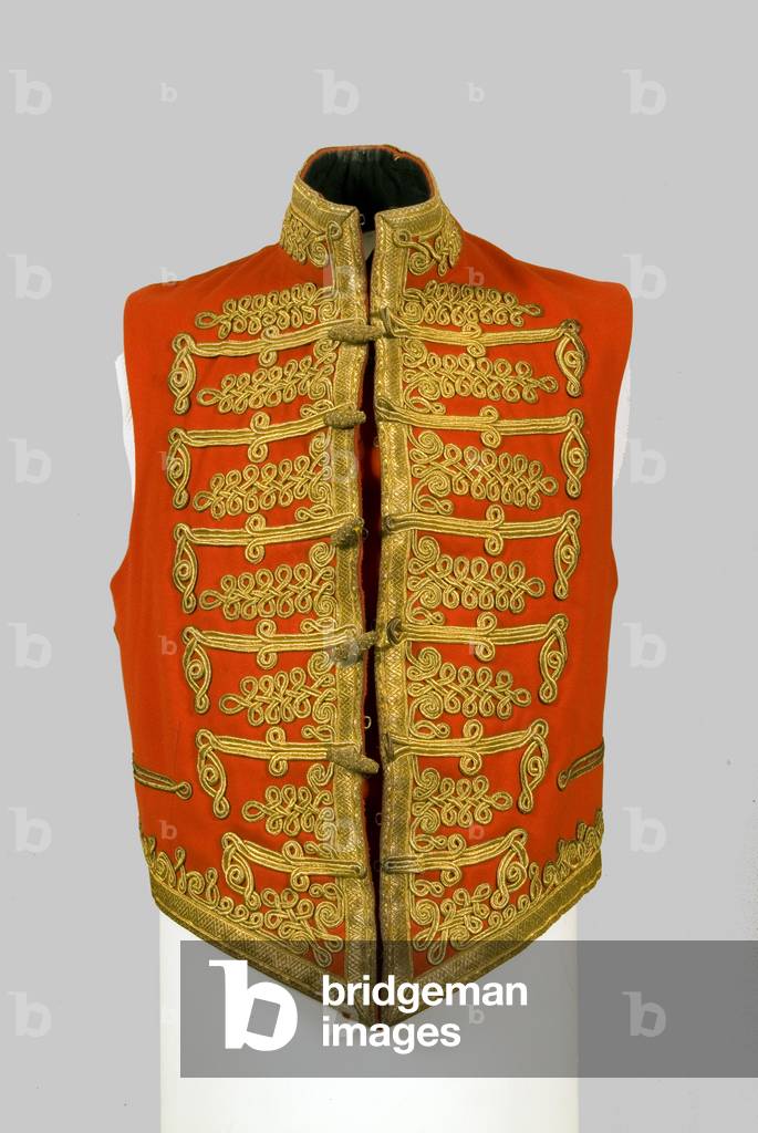 Mess vest, 13th Duke of Connaught’s Lancers, worn by Lt Col Keith Robinson, 1909-1912 (textile)