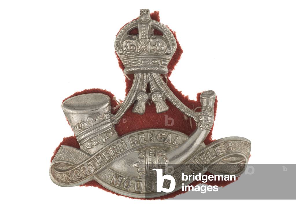Cap badge, Northern Bengal Mounted Rifles, 1901-1935 (metal)