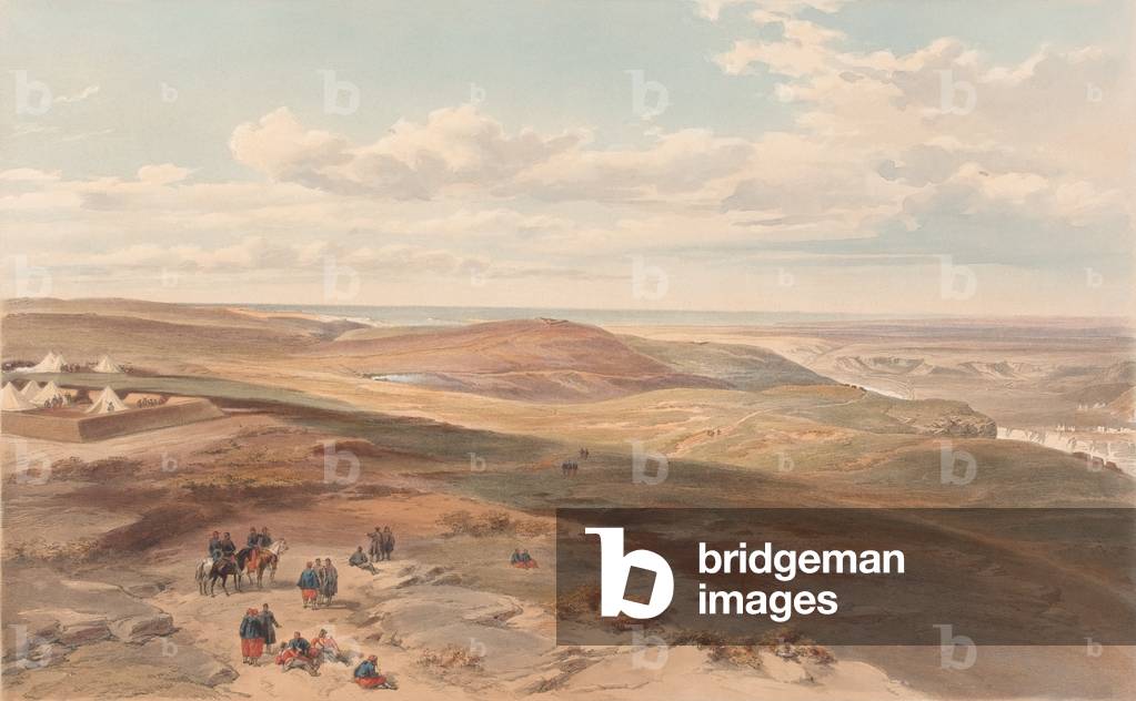 The Field of Inkermann (colour litho)