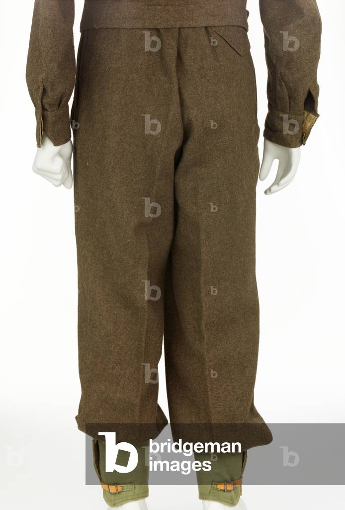 Battle dress trousers, Canadian pattern, Parachute Regiment, 1943 (fabric)