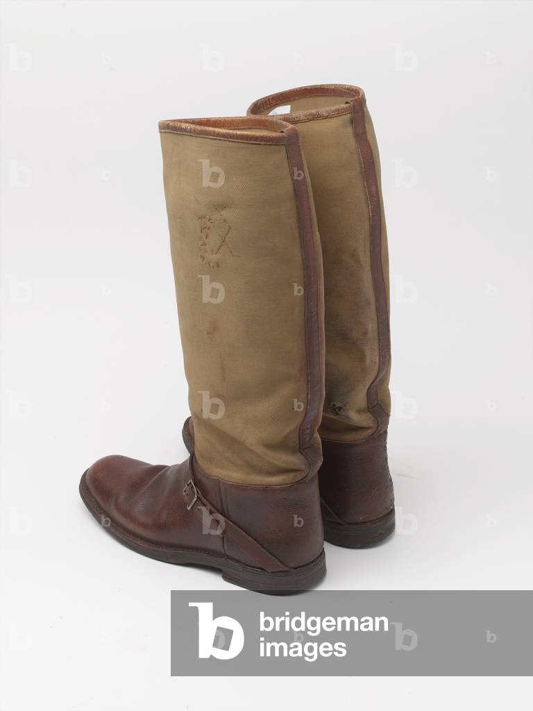 Officers field boots, 1917 circa (leather)