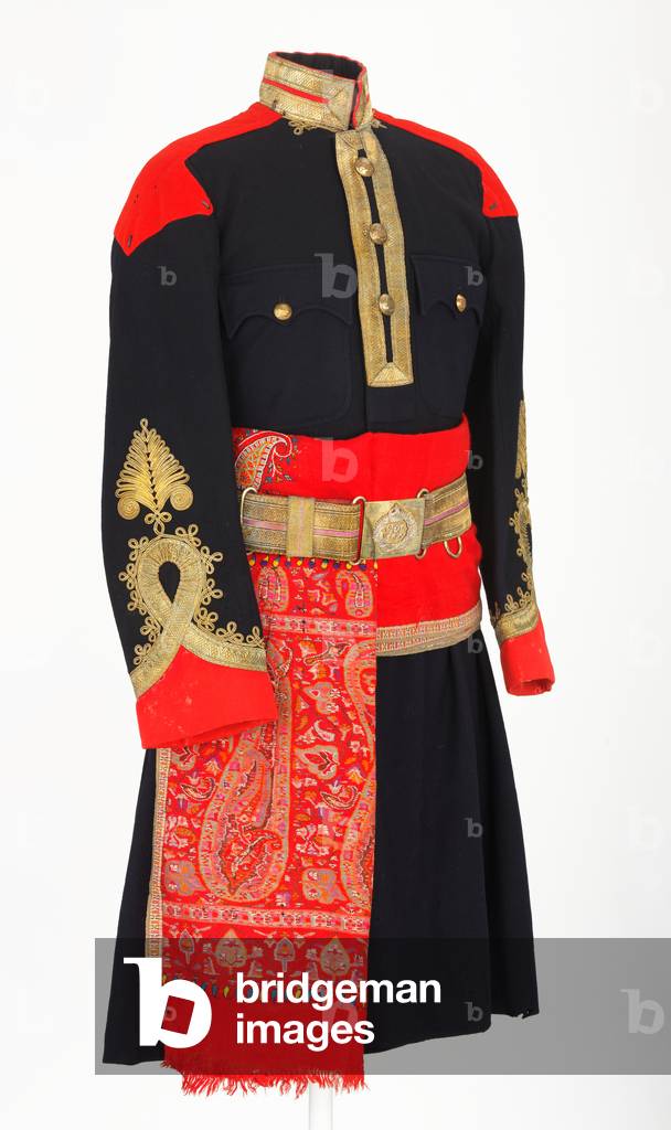 Kurta made for Jemadar Sadda Singh, The Scinde Horse (14th Prince of Wales's Own Cavalry), 1937 circa (fabric)