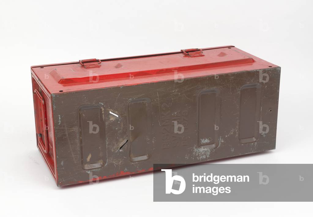 Post box, 2nd Battalion Scots Guards, South Atlantic (Falklands War), 1982 (box, post)